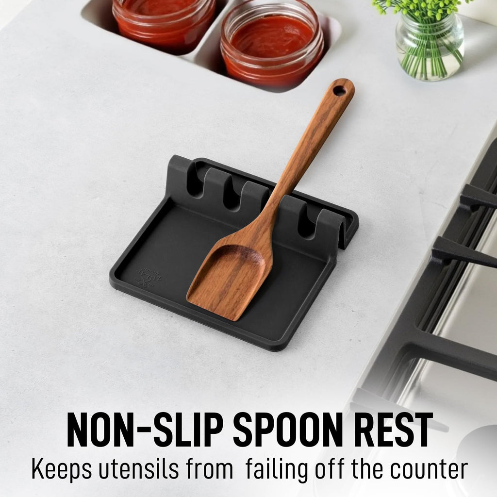 Heat-Resistant Silicone Spoon Rest