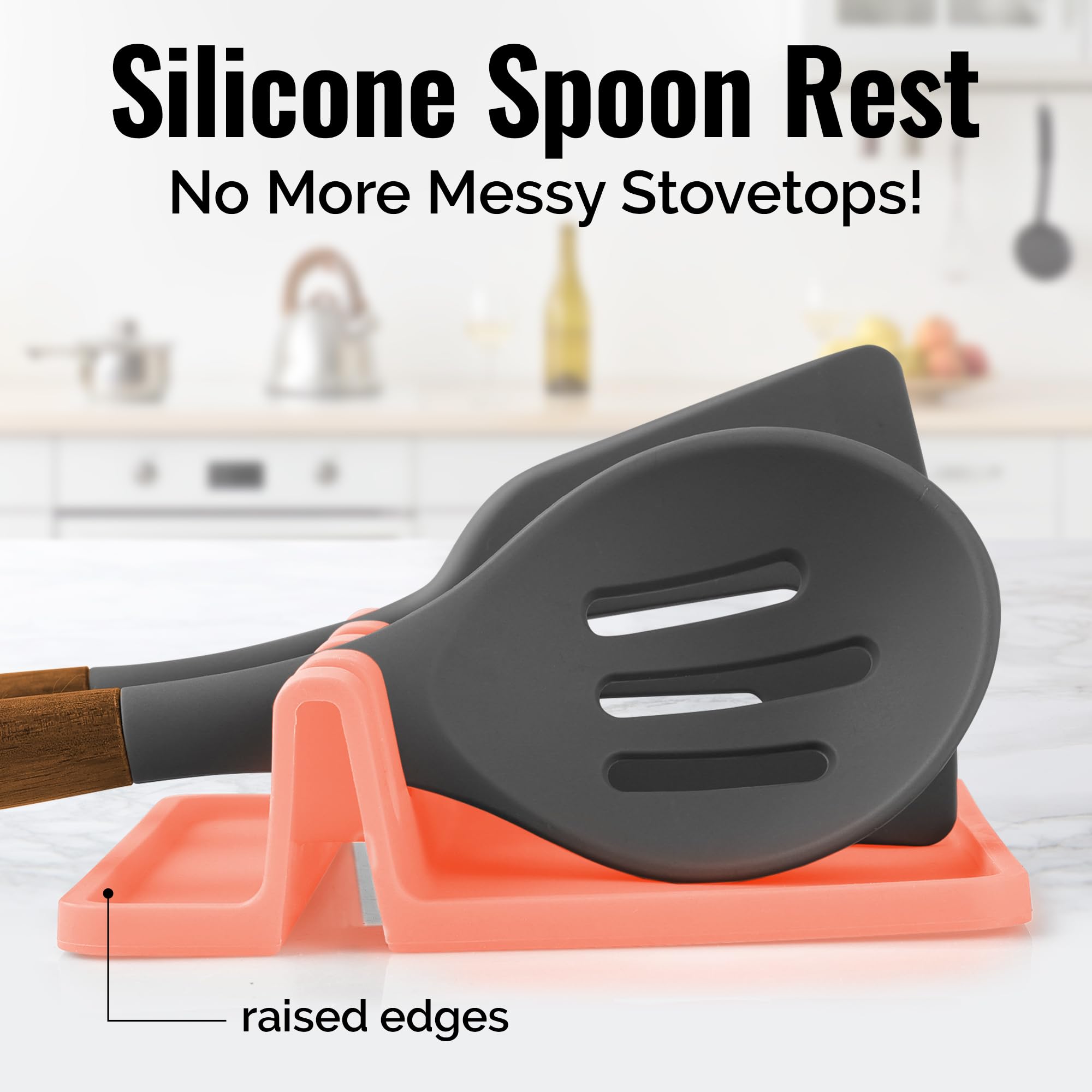 Heat-Resistant Silicone Spoon Rest
