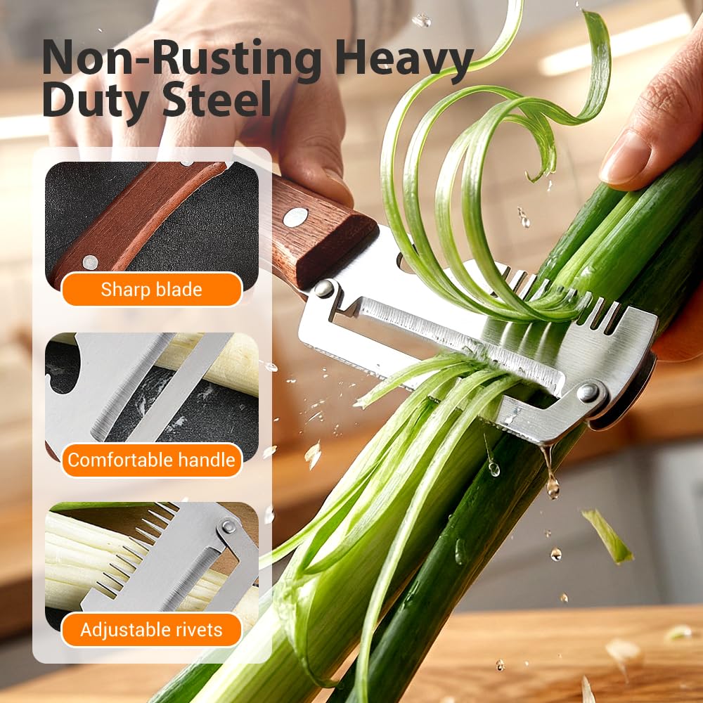 Premium Wooden Handle Vegetable Peeler