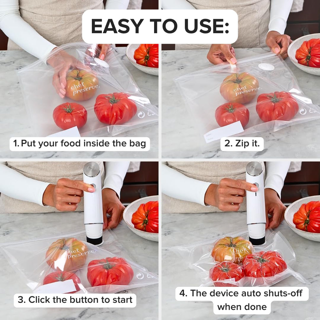 Compact Handheld Vacuum Sealer Set