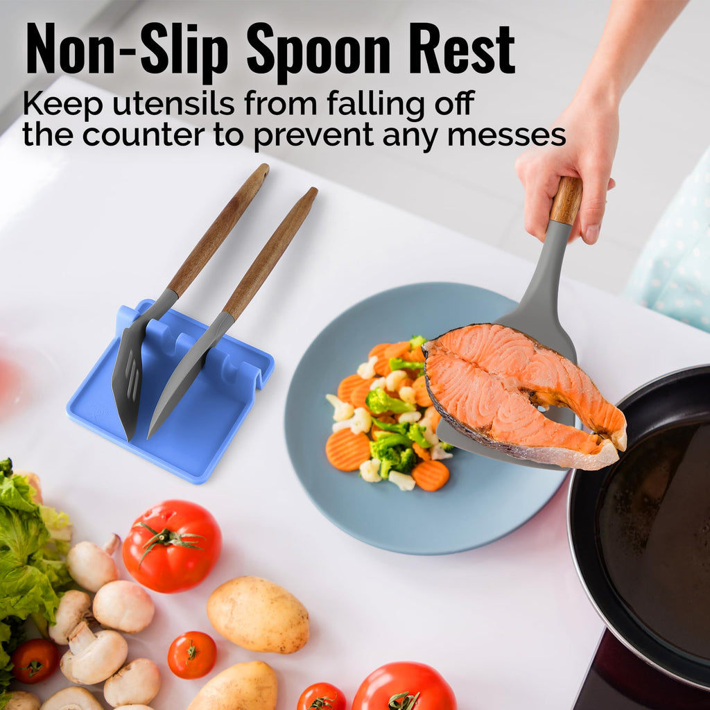 Heat-Resistant Silicone Spoon Rest