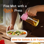 2-in-1 Glass Olive Oil Sprayer Bottle