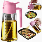 2-in-1 Glass Olive Oil Sprayer Bottle