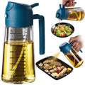 2-in-1 Glass Olive Oil Sprayer Bottle