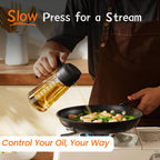 2-in-1 Glass Olive Oil Sprayer Bottle