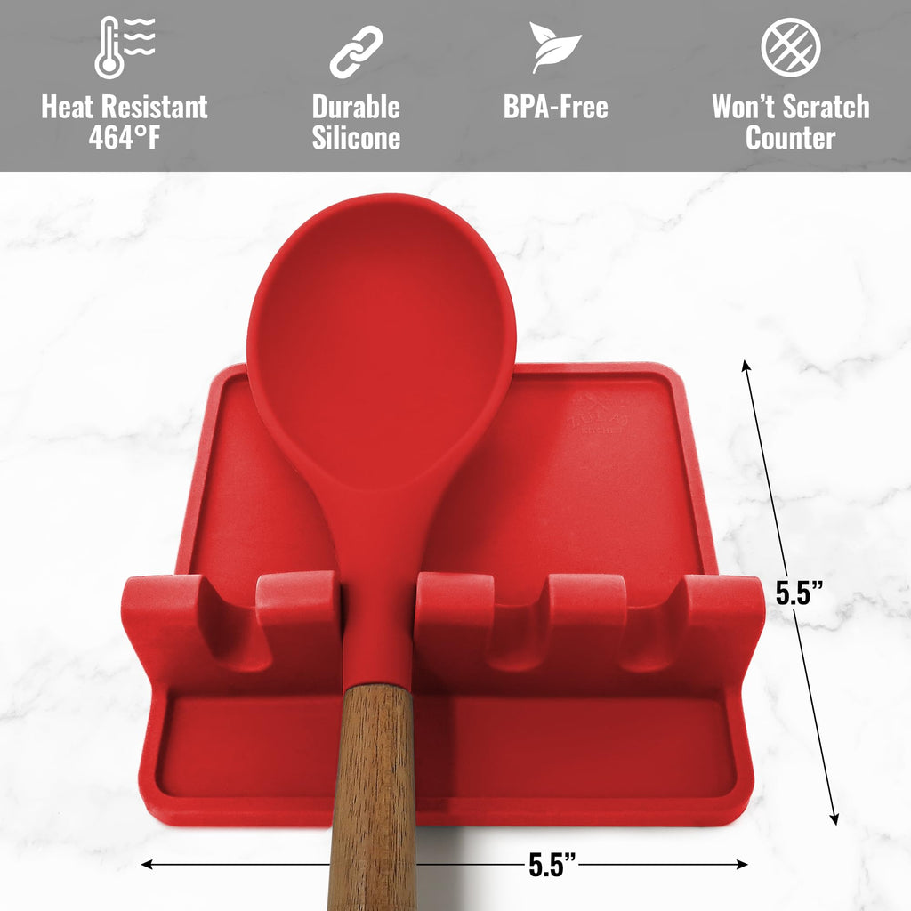 Heat-Resistant Silicone Spoon Rest