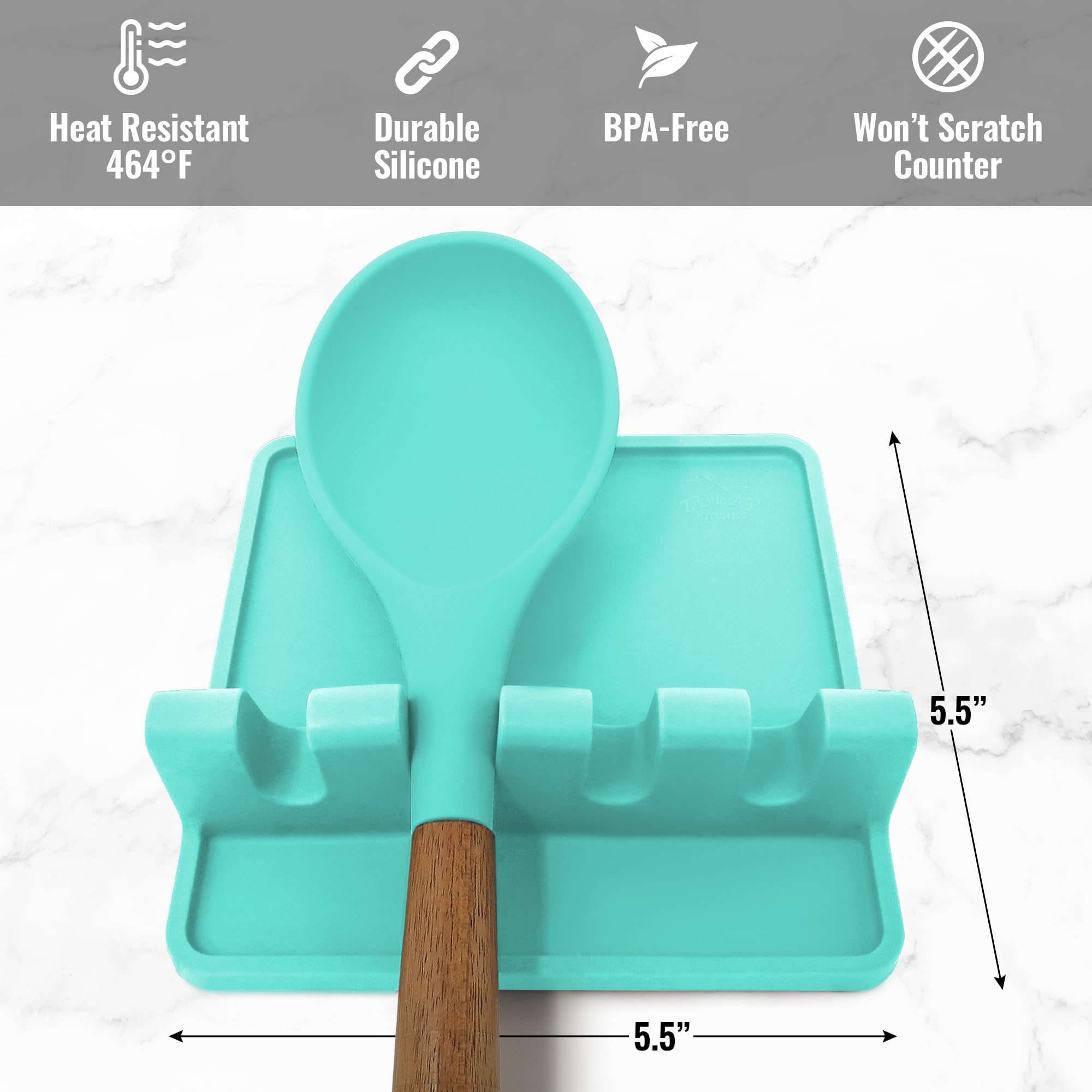 Heat-Resistant Silicone Spoon Rest