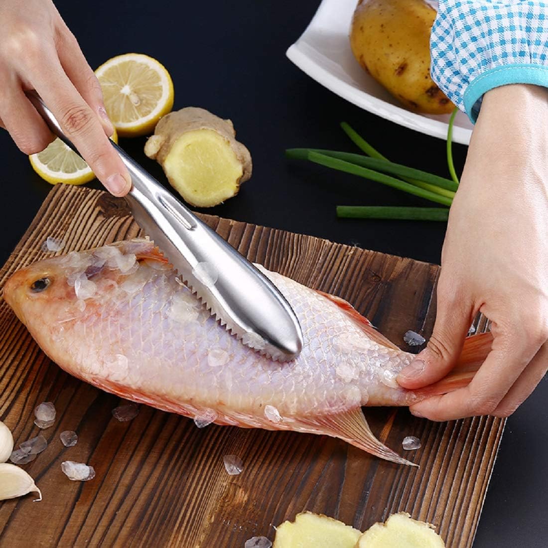 Stainless Steel Fish Scaler Tool