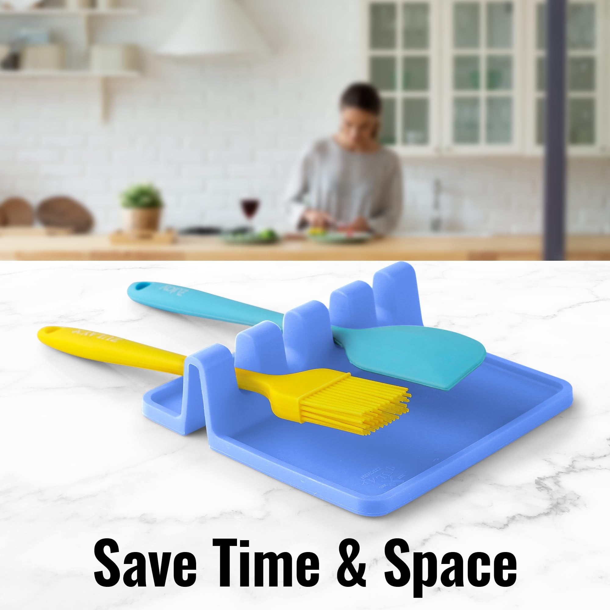 Heat-Resistant Silicone Spoon Rest