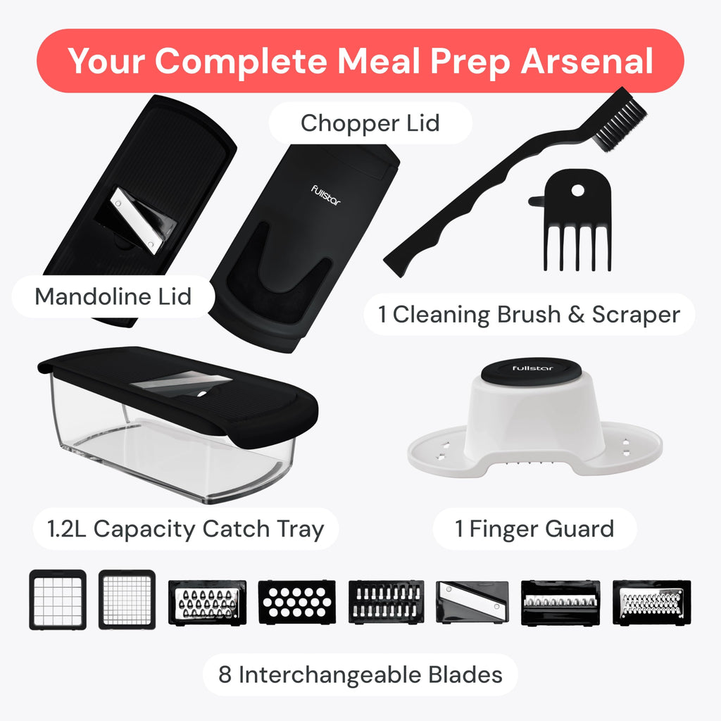 4-in-1 Vegetable Chopper & Spiralizer