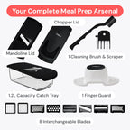 4-in-1 Vegetable Chopper & Spiralizer