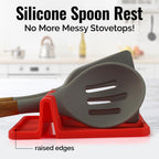 Heat-Resistant Silicone Spoon Rest