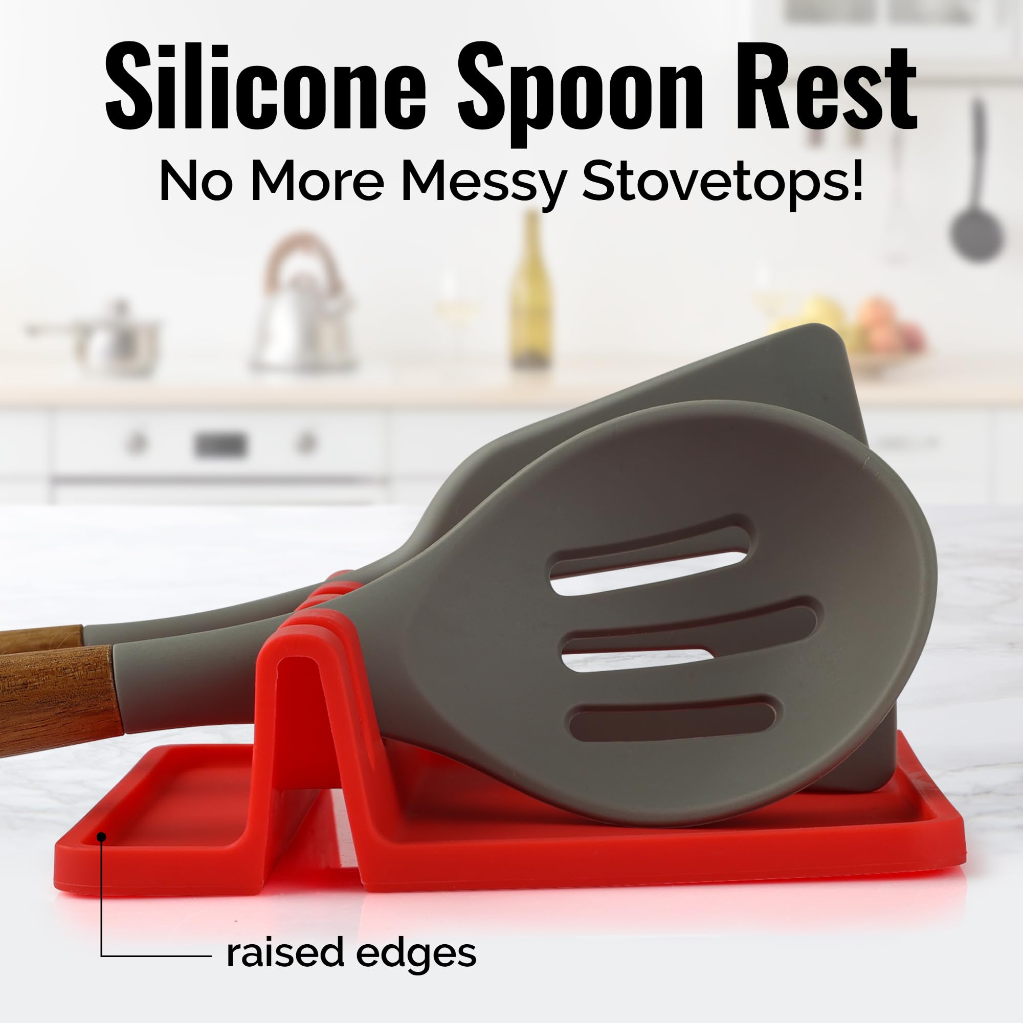 Heat-Resistant Silicone Spoon Rest