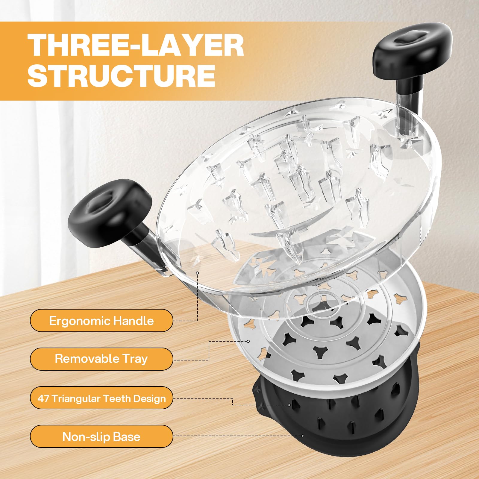 Chicken Shredder Tool with Twist Handle