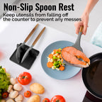 Heat-Resistant Silicone Spoon Rest