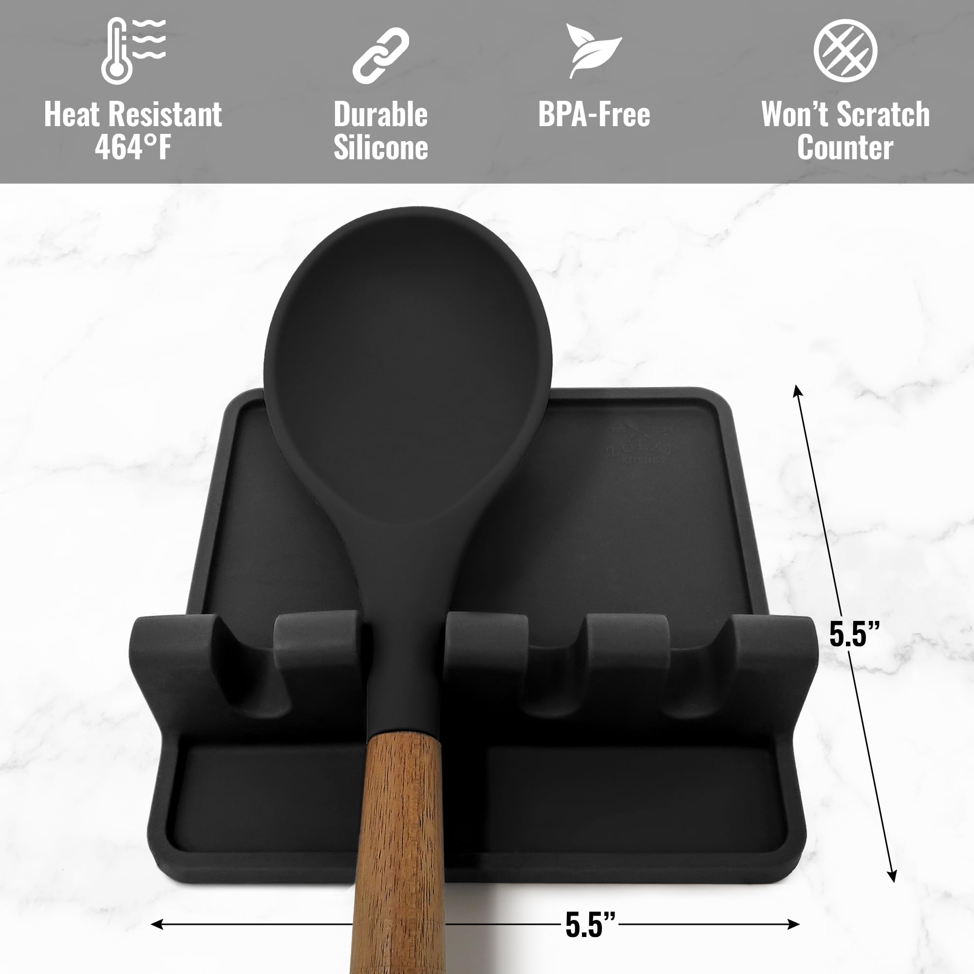 Heat-Resistant Silicone Spoon Rest