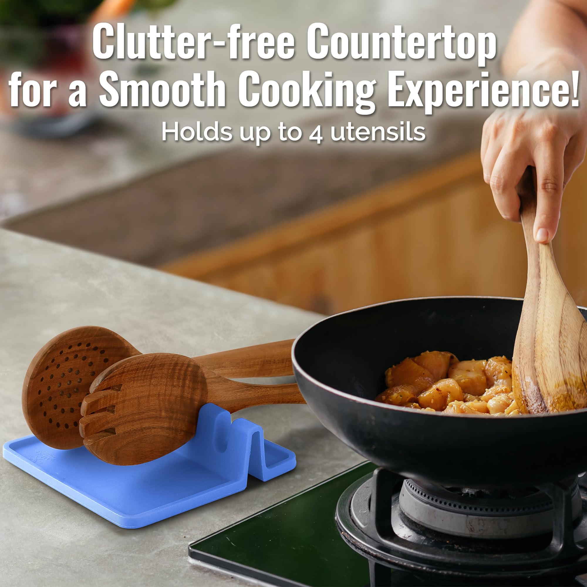 Heat-Resistant Silicone Spoon Rest