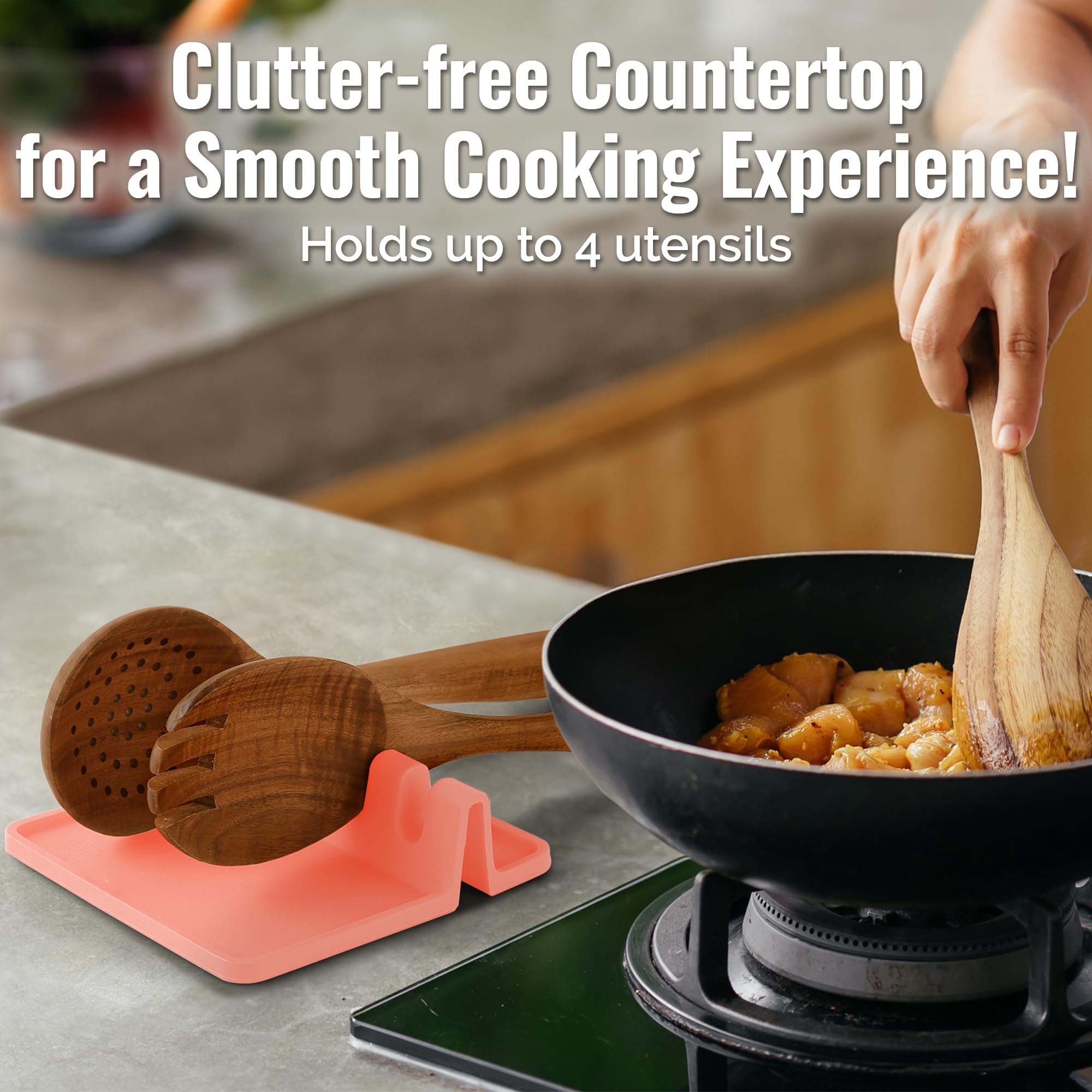 Heat-Resistant Silicone Spoon Rest