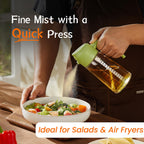 2-in-1 Glass Olive Oil Sprayer Bottle