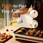 2-in-1 Glass Olive Oil Sprayer Bottle