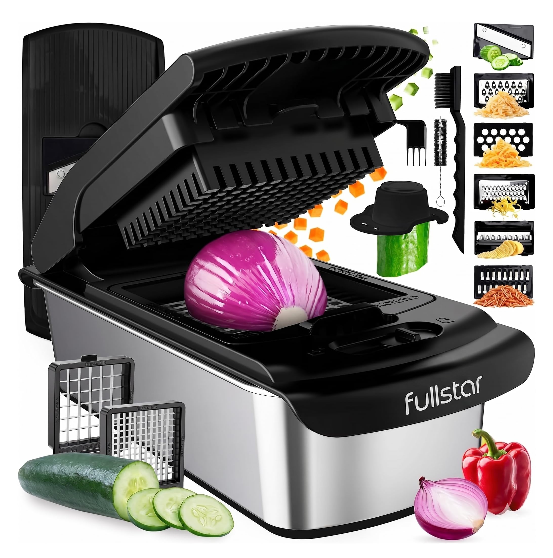 4-in-1 Vegetable Chopper & Spiralizer