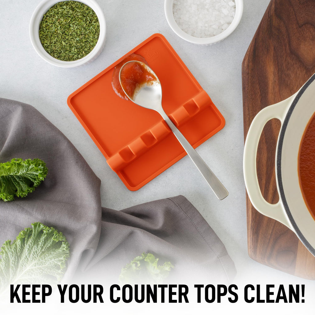 Heat-Resistant Silicone Spoon Rest