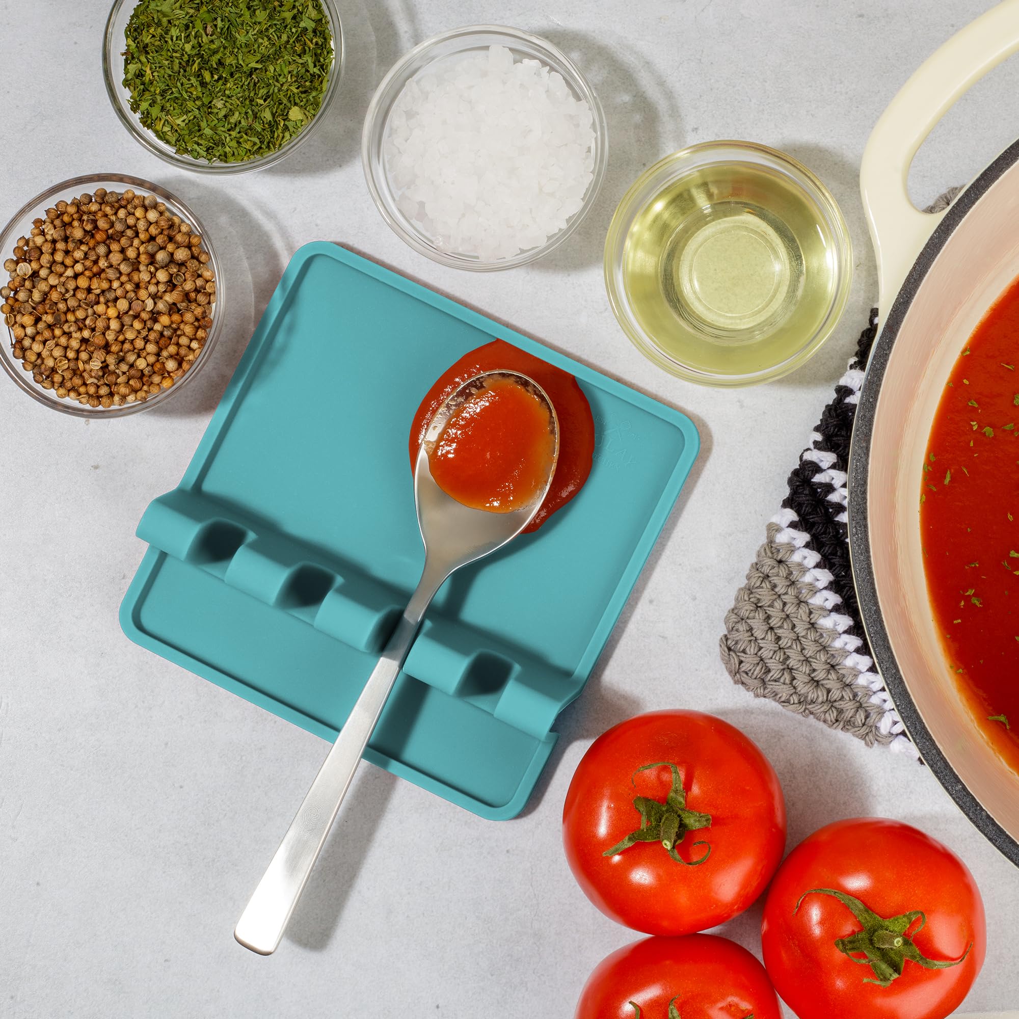 Heat-Resistant Silicone Spoon Rest