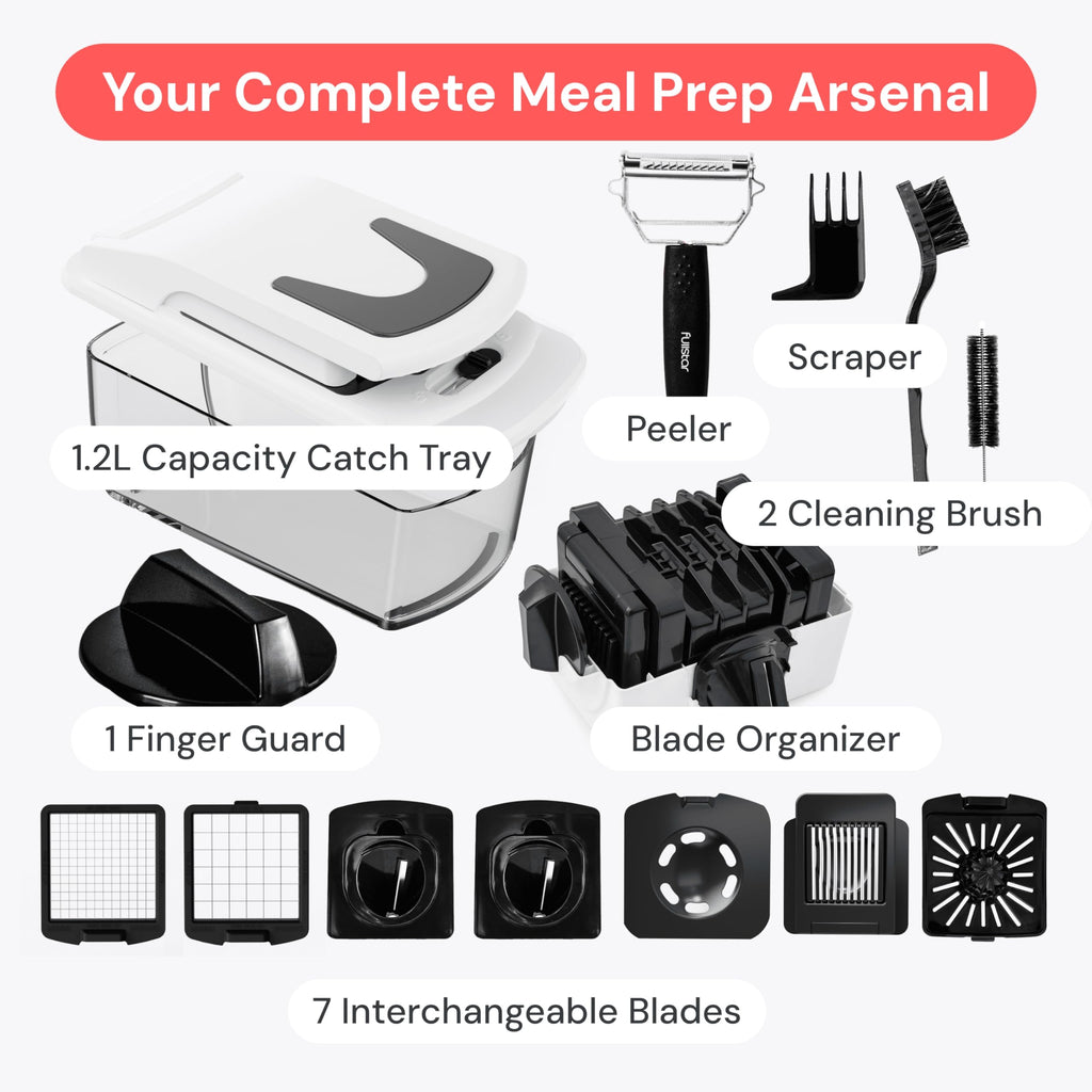 4-in-1 Vegetable Chopper & Spiralizer