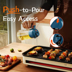 2-in-1 Glass Olive Oil Sprayer Bottle