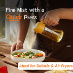 2-in-1 Glass Olive Oil Sprayer Bottle