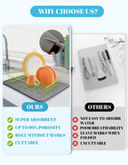 Dish Drying Pad for Kitchen Counter