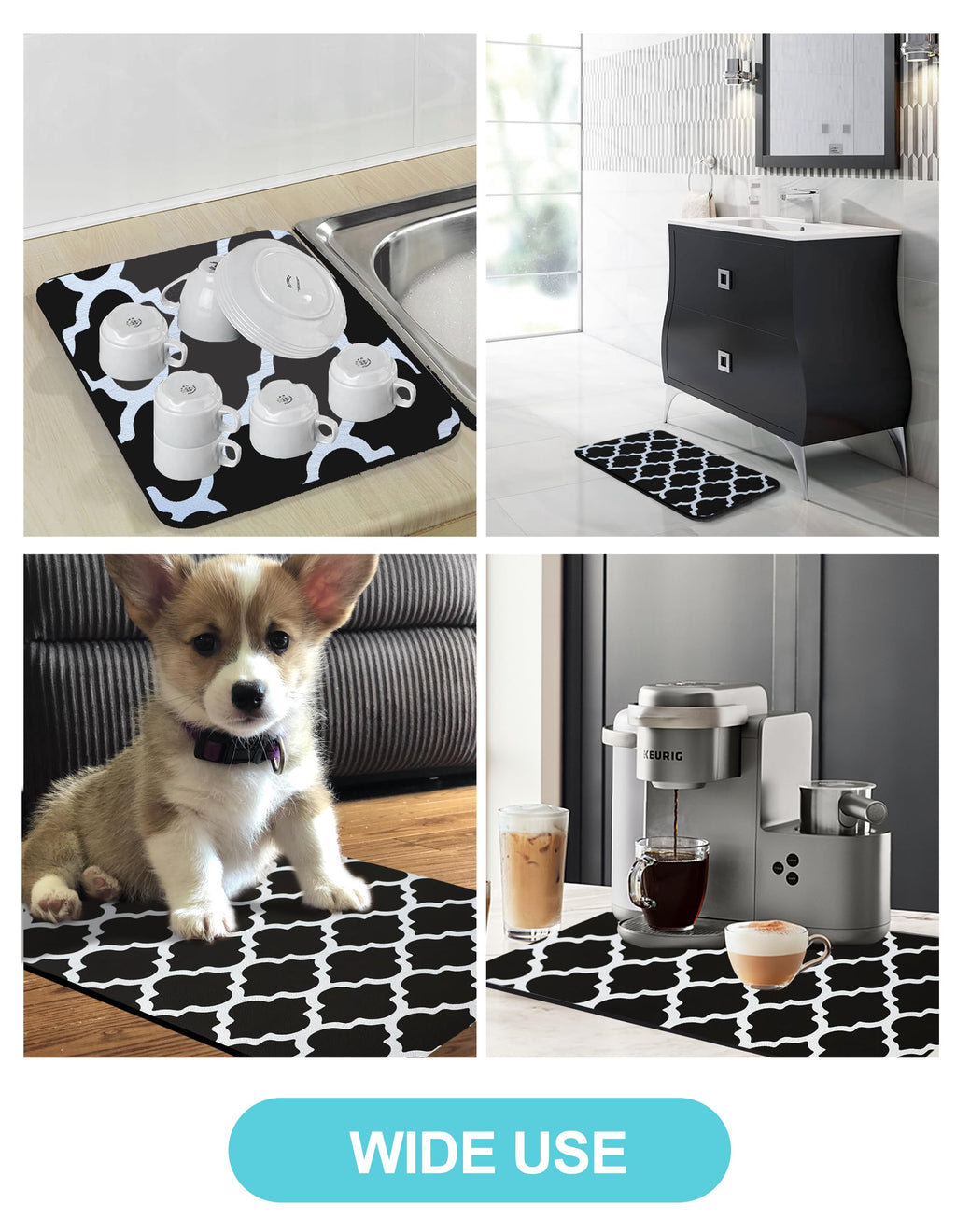Dish Drying Pad for Kitchen Counter