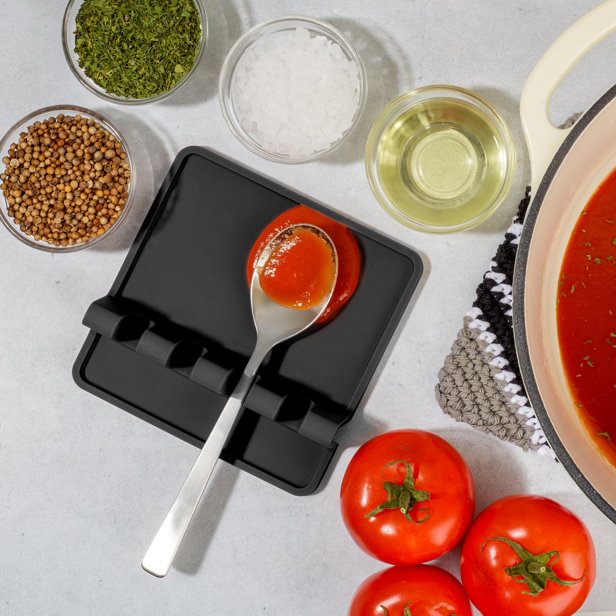 Heat-Resistant Silicone Spoon Rest