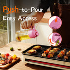 2-in-1 Glass Olive Oil Sprayer Bottle