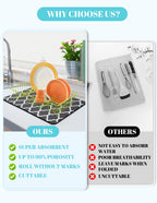 Dish Drying Pad for Kitchen Counter