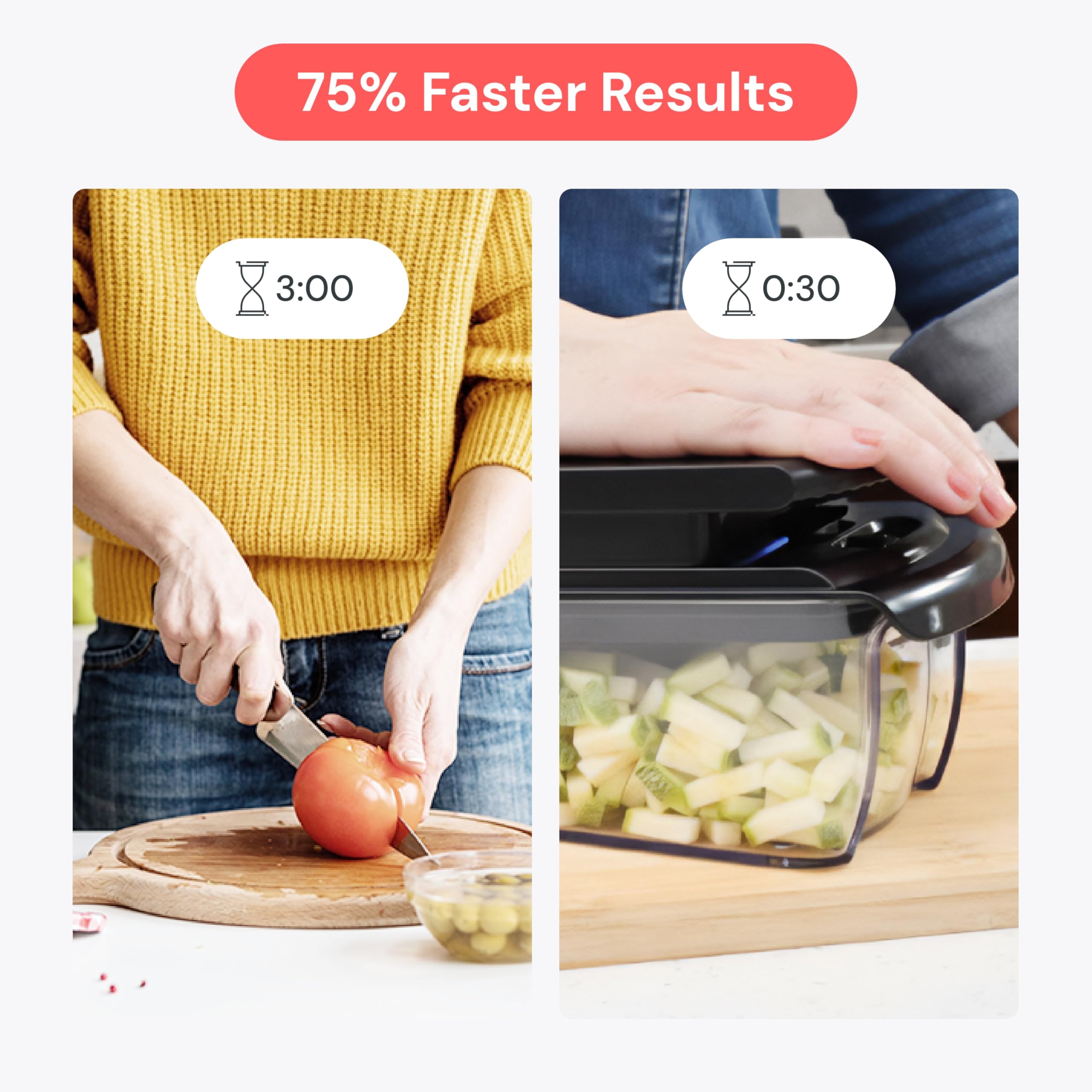 4-in-1 Vegetable Chopper & Spiralizer