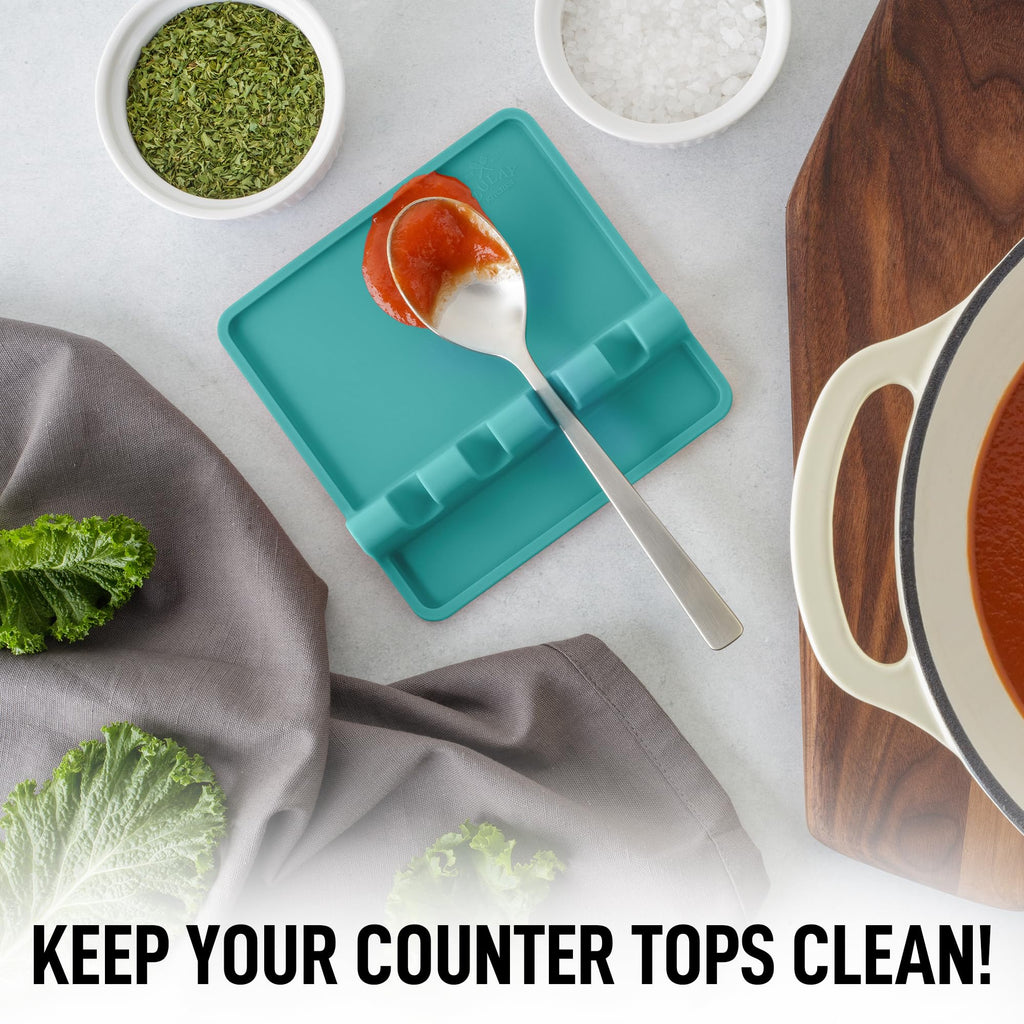 Heat-Resistant Silicone Spoon Rest