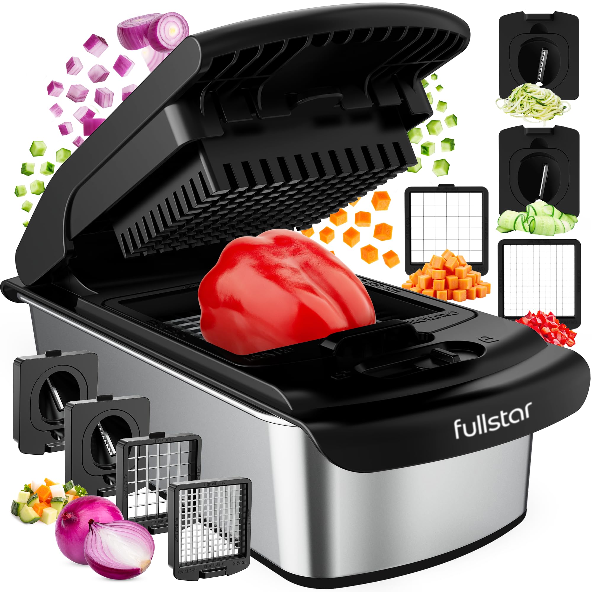4-in-1 Vegetable Chopper & Spiralizer