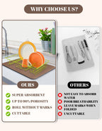 Dish Drying Pad for Kitchen Counter
