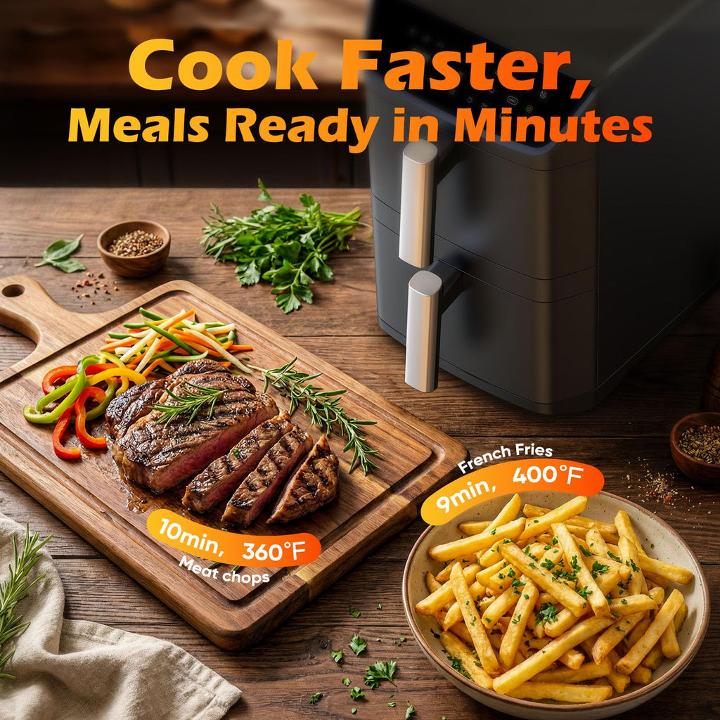 12.6QT Dual Basket Air Fryer