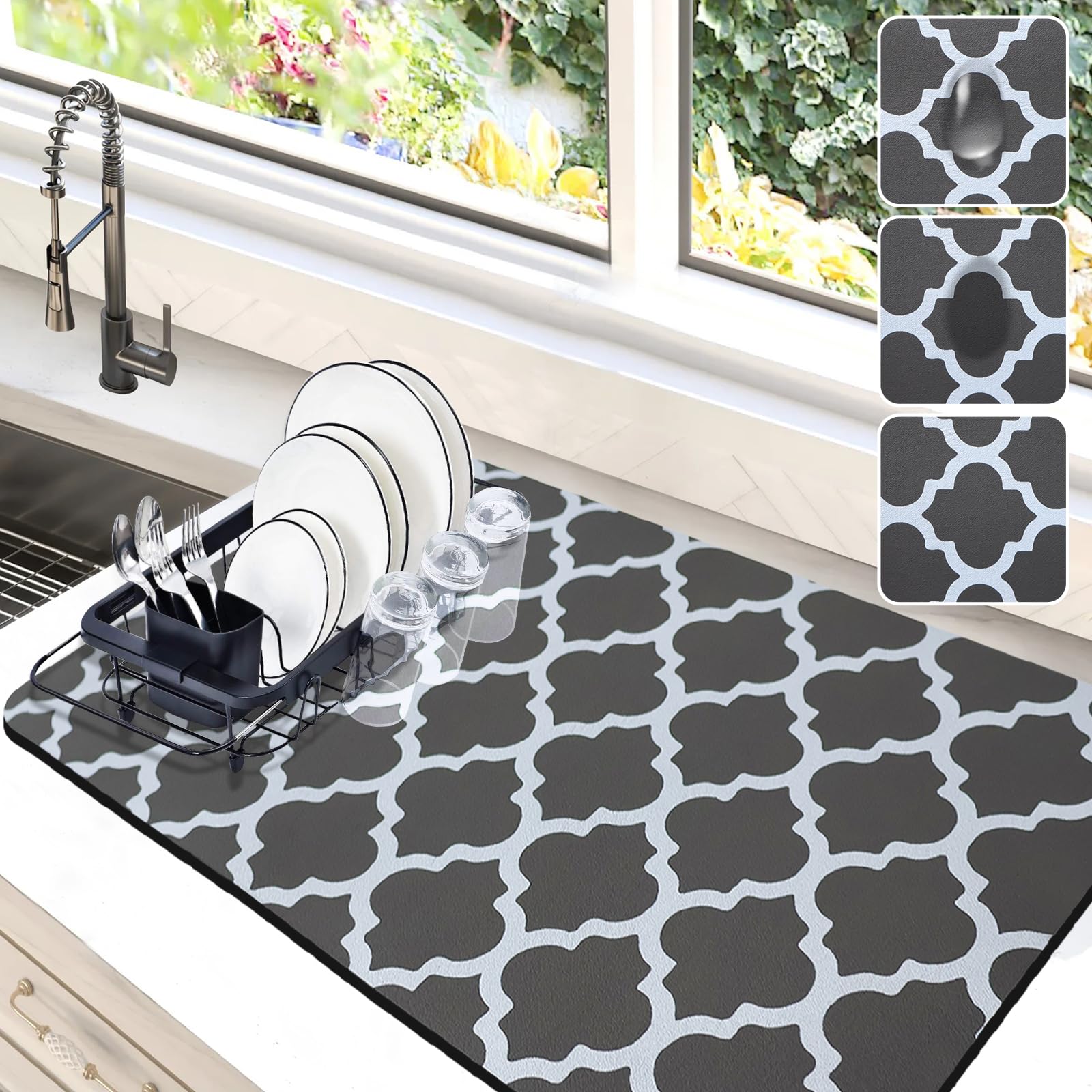Dish Drying Pad for Kitchen Counter
