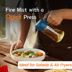 2-in-1 Glass Olive Oil Sprayer Bottle