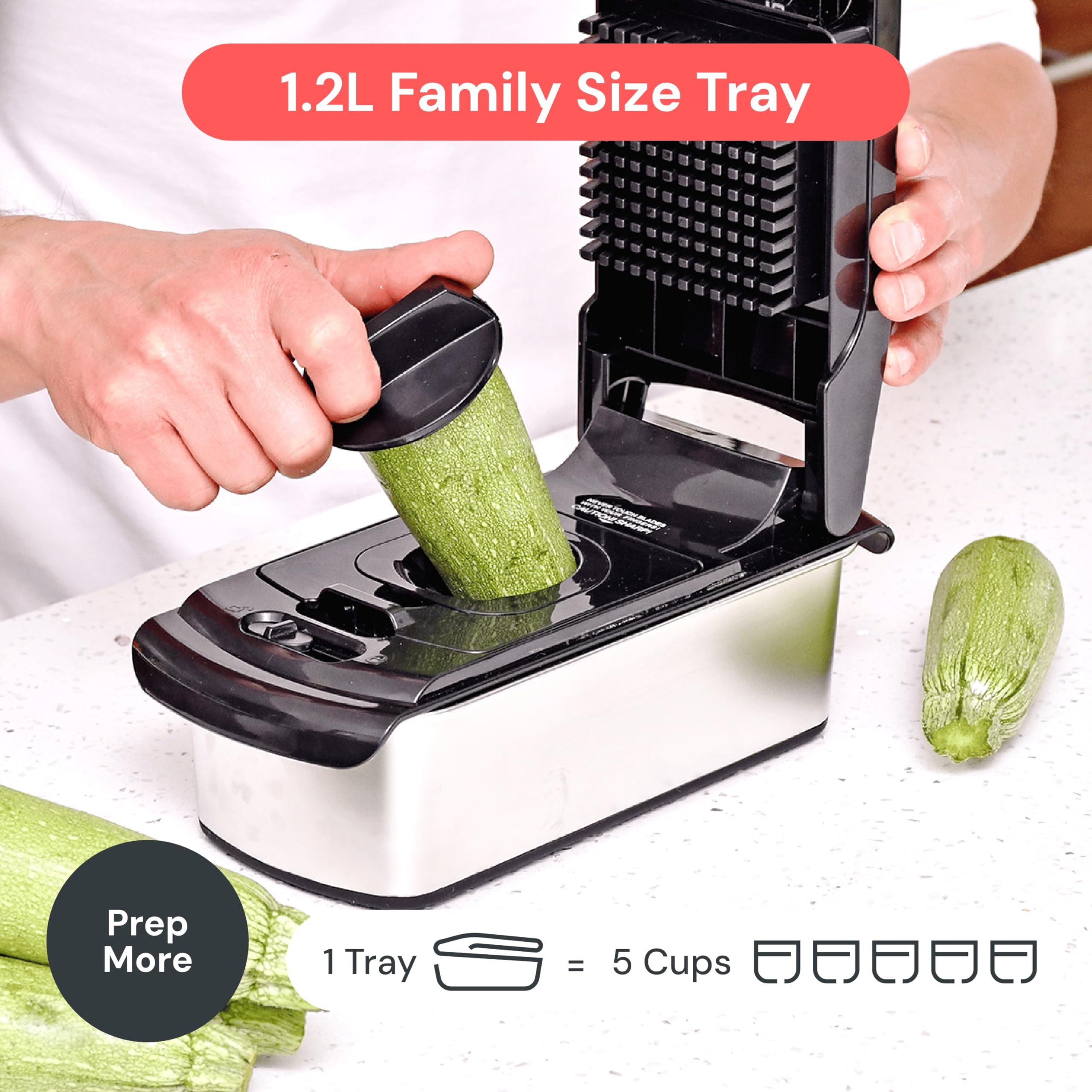 4-in-1 Vegetable Chopper & Spiralizer