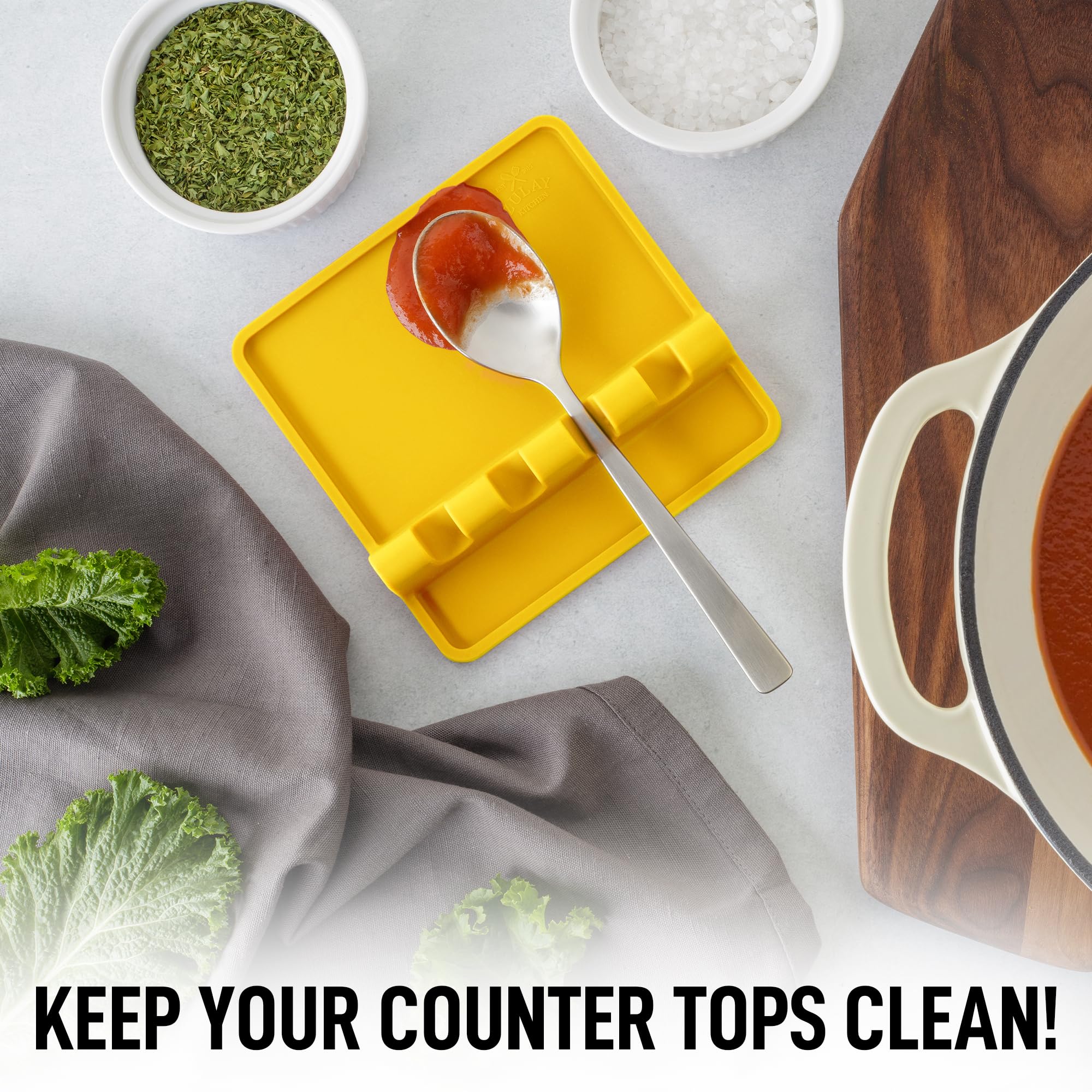 Heat-Resistant Silicone Spoon Rest
