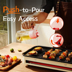2-in-1 Glass Olive Oil Sprayer Bottle