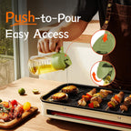 2-in-1 Glass Olive Oil Sprayer Bottle