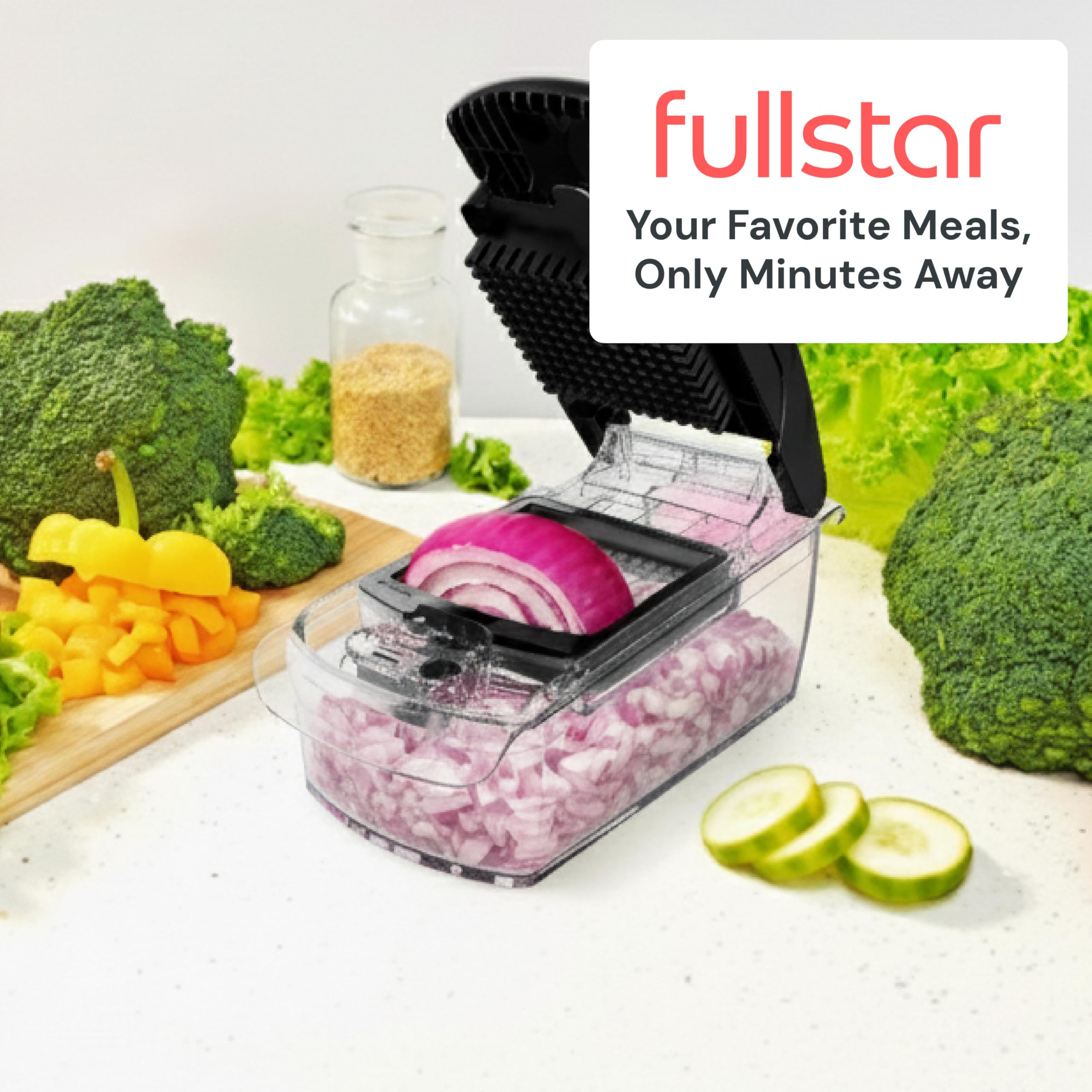 4-in-1 Vegetable Chopper & Spiralizer