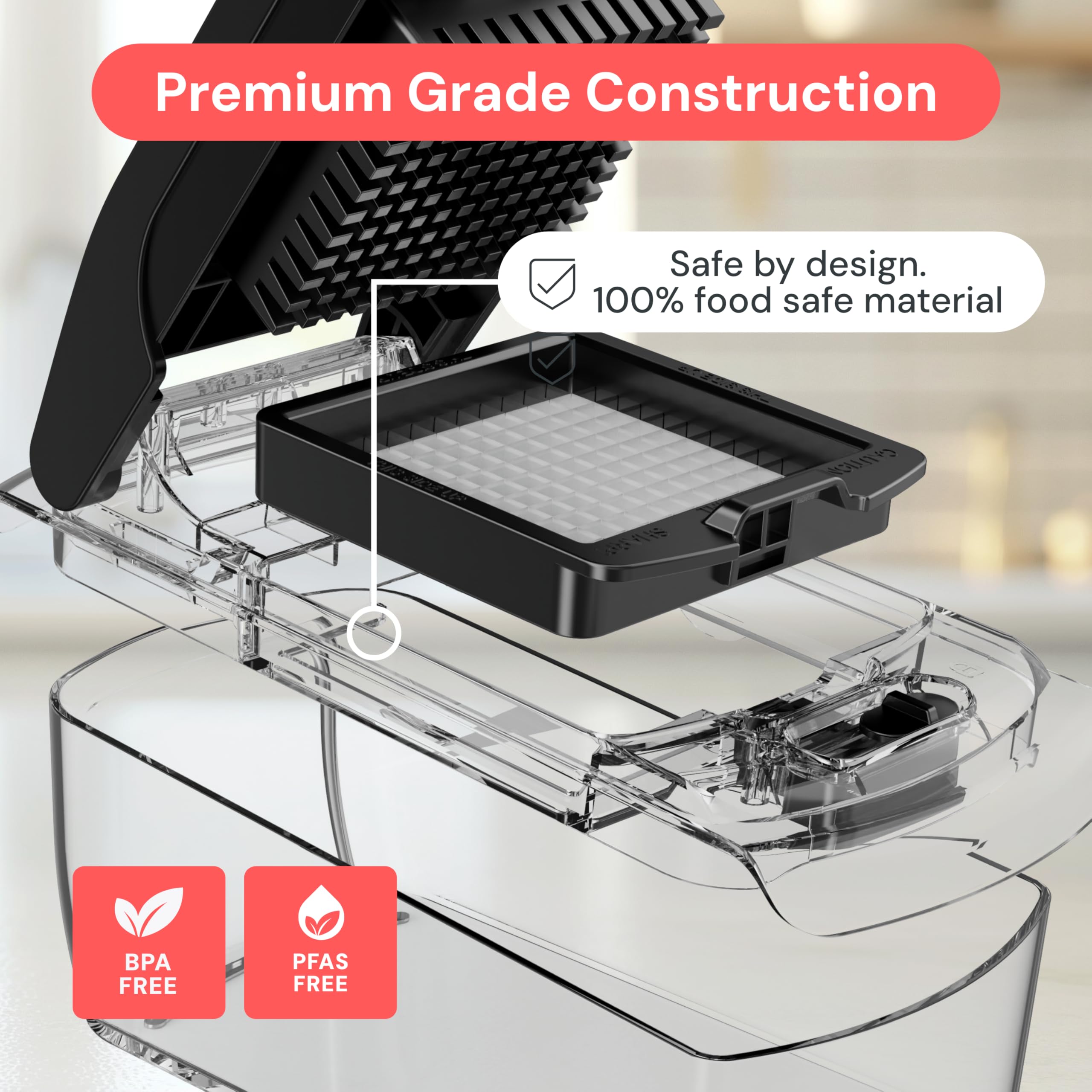 4-in-1 Vegetable Chopper & Spiralizer