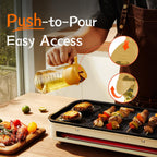 2-in-1 Glass Olive Oil Sprayer Bottle