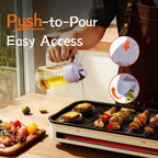 2-in-1 Glass Olive Oil Sprayer Bottle